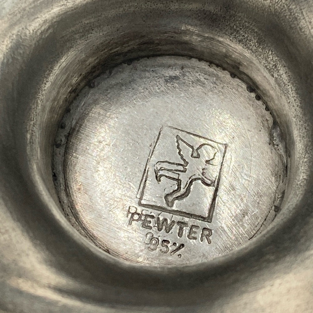 Pewter Goblet with Lid - Picture 3 of 5